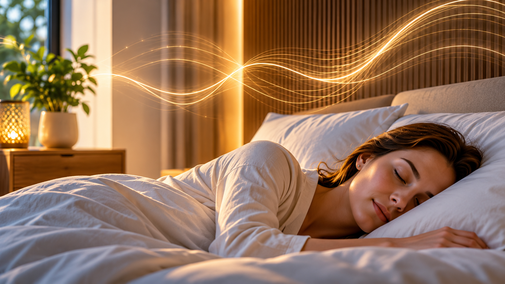 women sleeping correctly without effects of electromagnetic frequencies